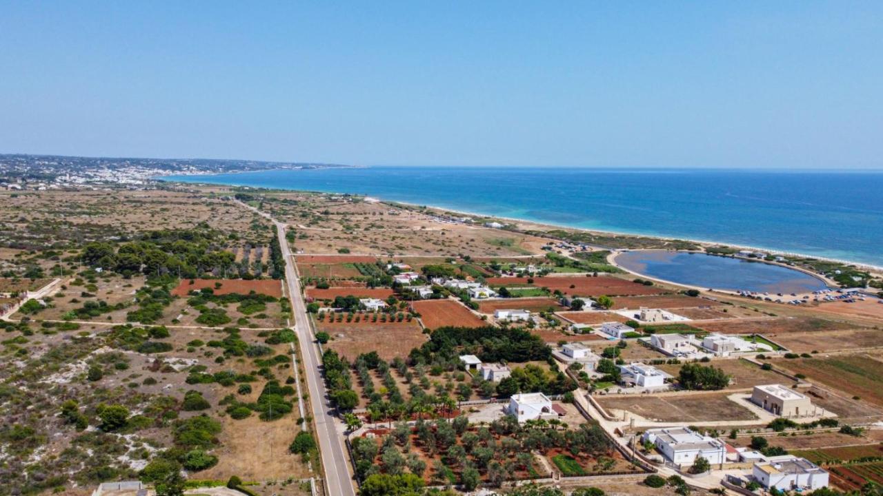 Villa Stella Marina Di Pescoluse Bagian luar foto